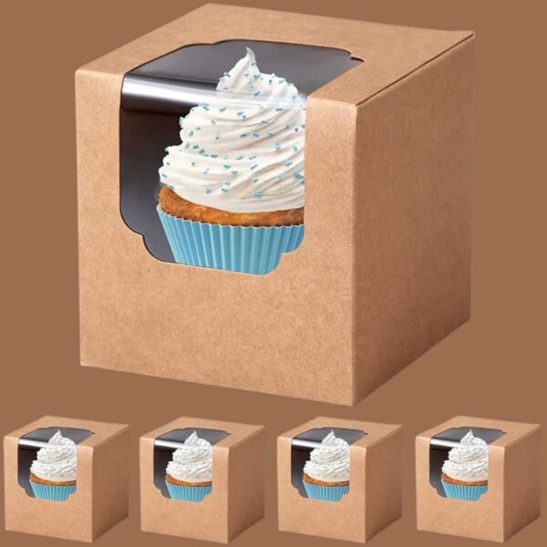 Kraft Cupcake Boxes